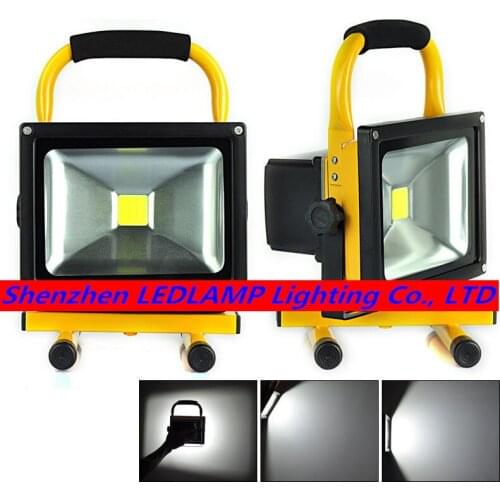 Super Bright 30W LED Rechargeable Flood Light Waterproof Outdoor LED Lighting Lamp Camping Light Emergency LED Light