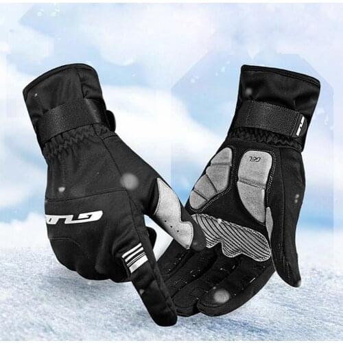 Full Finger Cycling Gloves Touch-Screen Bike Bicycle Gloves Winter Warm Windproof Waterproof Anti-slip MTB Bike Gloves Equipment
