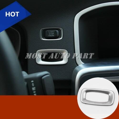 Interior Centre Console Key Hole Frame Trim Cover 1pcs For VOLVO S60 2011-2017 Car accesories interior Car decoration