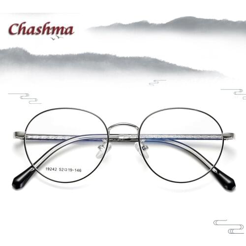 Women Retro Prescription Glasses Frame Round Eyewear monturas de lentes hombre blue light glasses Frame