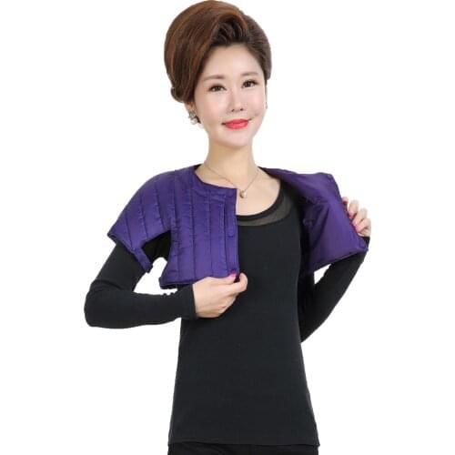 Woman Puffer Shoulder Padded Vest Red Blue Bolero Waistcoat Lady Pufff Wadded Gilet Warm Lightweight Pad Ultra Short Vests Women