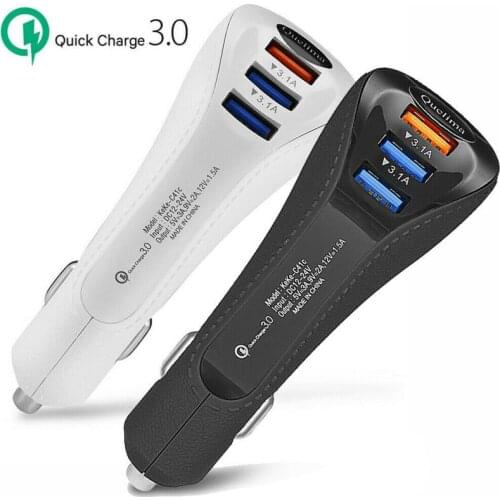 3/2 Ports USB Car Charger Quick Charge Adapter Fast Charging Mobile Phone Charger Adapter In Car USB Car-charger Adapter