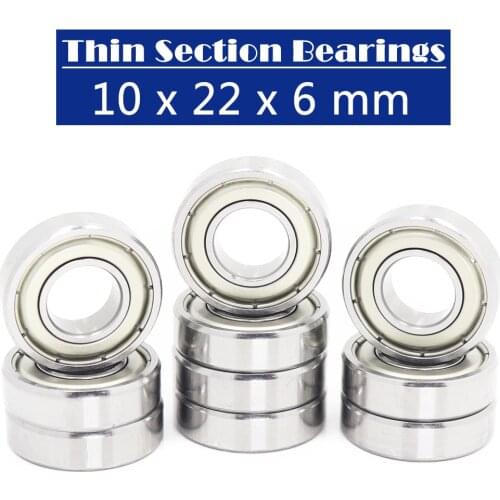 6900ZZ Bearing ABEC-5 (10PCS) 10*22*6 mm Metric Thin Section 6900Z Ball Bearings 6900 ZZ 61900