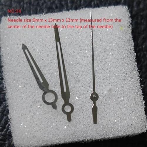 Watch accessories watch pointer 3-pin mens model is suitable for 8200 movement pointer size is 9mm x13mm x13mm/No.0034