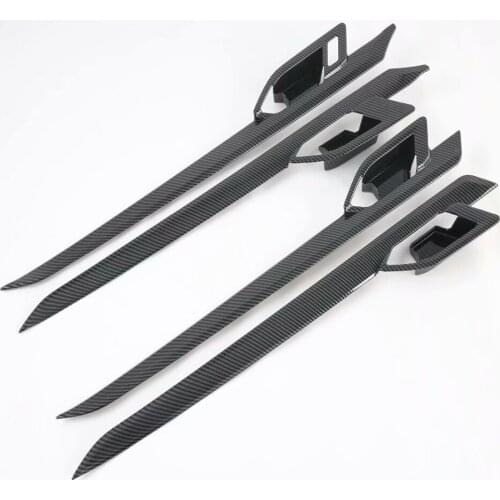 For Volkswagen VW Golf 8 MK8 R 2021 2022 ABS Car Styling Accessories Door Inner Handle Bowls Cover Strip Trim Frame Moulding