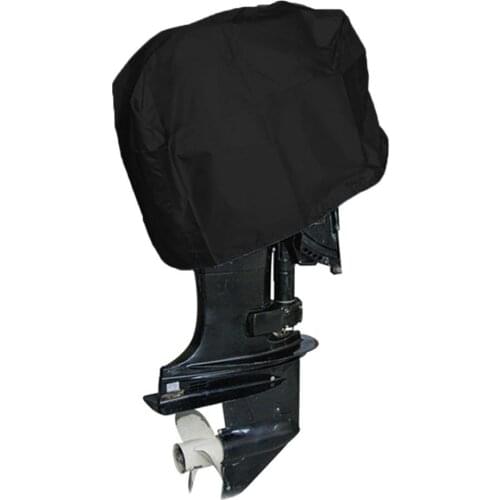 Outboard Motor Cover Boat Cover Anti UV Dustproof Cover 210D Oxford Cloth Waterproof Anti-scratch Outboard Engine Protector