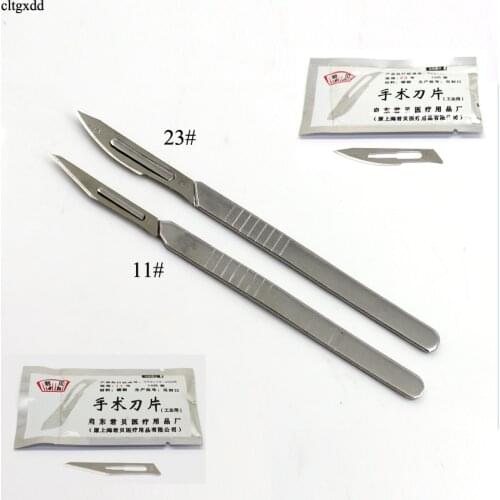 Cltgxdd A Bag 10 Pcs 11# or 23# Surgical Blades For Blade Handle Graver Repairing PCB Cutting Film Carving knife