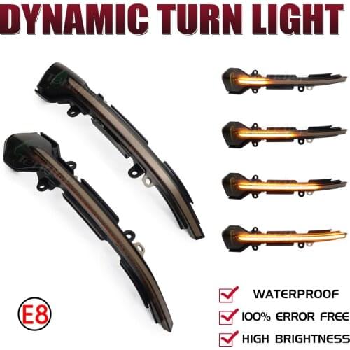 For SEAT Leon III Mk3 5F ST FR Cupra Ibiza Mk5 V KJ1 Arona KJ7 Dynamic LED Turn Signal Light Side Wing Mirror Indicator Directly