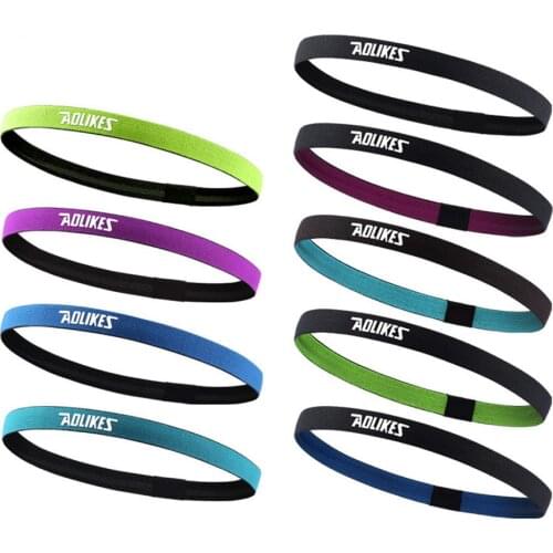 High Elastic Head Sweatband Non-slip Men Women Yoga Hair Bands Running Cycling Basketball Sweat Bands Fitness Headband Sports