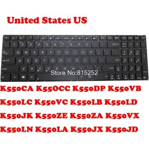 Laptop Keyboard For ASUS K550CA K55OCC K550DP K550VB K550LC K550VC K550LB K550LD K550IK K550JK K550ZE K550ZA K550VX K550LN K550L