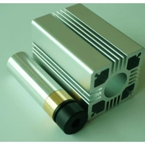 NUBM08 red green blue high power DIY module hardware components / adjustable focus laser 40*40mm aluminum heat sink