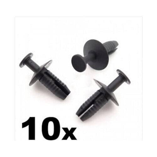 10x Plastic Trim Clips- For Mercedes Bumper, Grille, Wheel Arch Lining & Side Skirt 0009905492