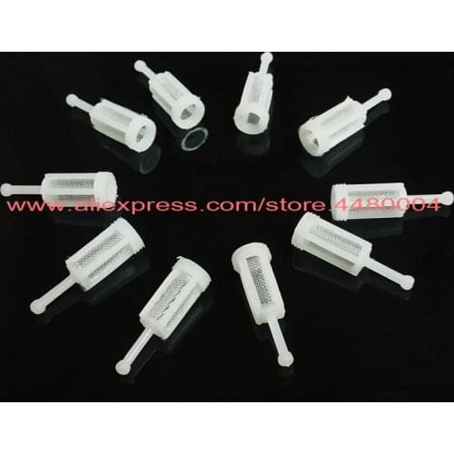 10pcs Plastic Gravity Type Spray Gun Spray Filter Pot Diameter 11mm Total Length 36mm Adapt to the Majority of solvent