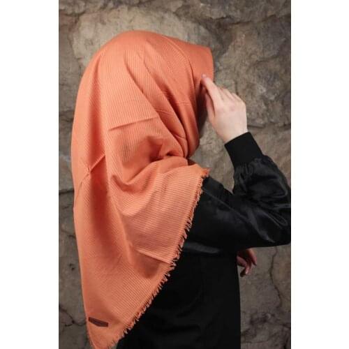 POLOİST SOLID COLOR LAVA SQUARE COTTON SCARF-DESEN-01-COLORS-25