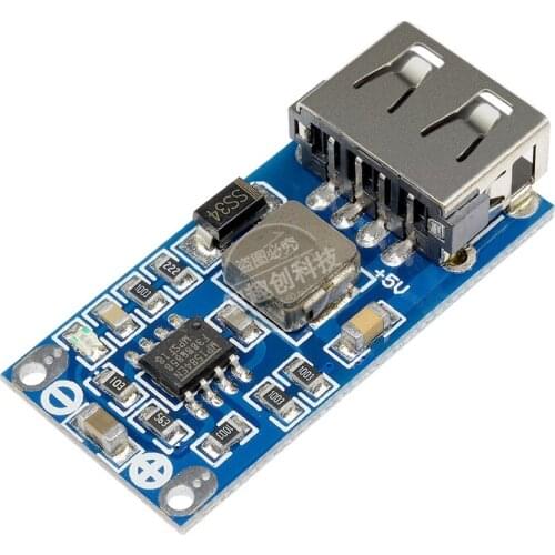 DC 12V 24V to 5V 3A USB DC-DC Step Down Voltage Regulator Module Power Converter Supply for Phone Car Charging