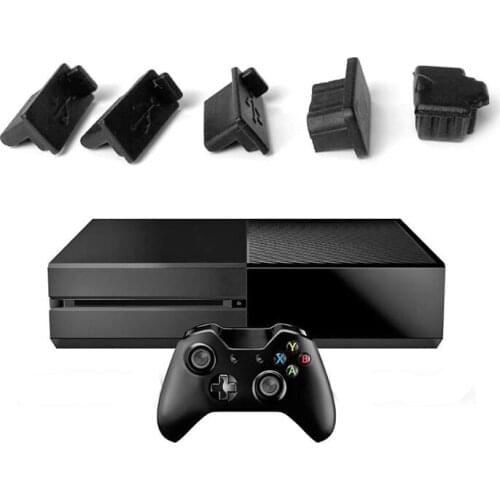 Silicone Anti-Dust Plugs Lan Dock USB Port Case DustProof Cap for Xbox Series X/S Console Dust Plug Cover Host Stopper Accessory