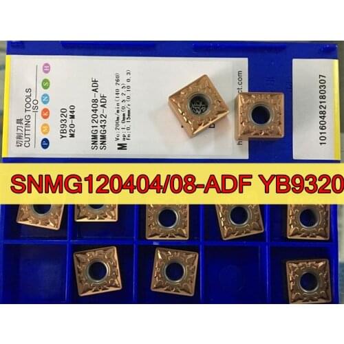 SNMG120404 SNMG120408 SNMG120412 ADF YB9320 100% original Zcc.ct Carbide insert Processing: stainless steel