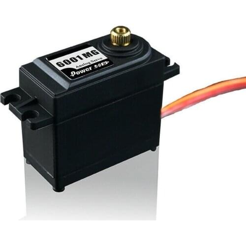 Power HD-6001MG Standard Analog Servo Metal Gear 7KG 56g for 1/10 RC Car Vehicle 40.7 x 20.5 x 39.5 mm ( 1.60 x 0.81 x 1.56 in)