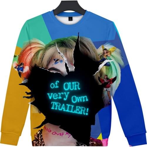 2019 Streetwear Hoodies O-Neck Long Sleeves Harajuku Birds of Prey cosplay Sweatshirt Hoody for men streetwea