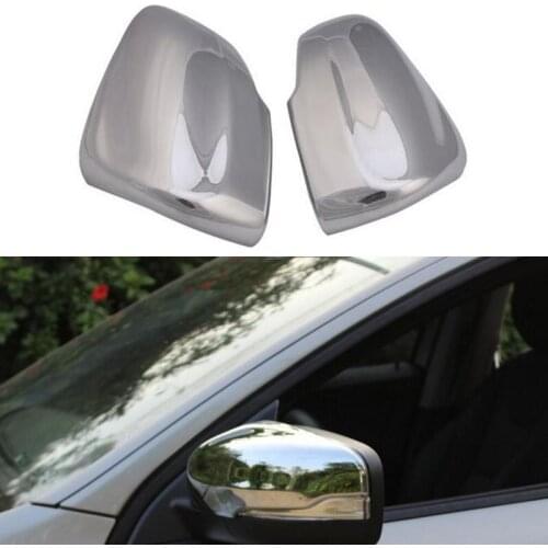 FUWAYDA good quality Chromium Styling Chrome Side Door Rear view Mirrors Cover Trims 2pcs Exterior ABS For VOLVO XC60 2014-2015