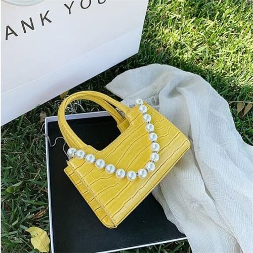 Pearl Women Purse Fashion Shoulder Bag New Purses And Handbags Luxury Designer Crossbody Bags Wholesale Lady Handbags With Chain