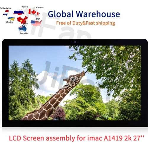 Free Adhesive For A1419 2K IMac 27" LM270WQ1 SD F1 ( F2) LCD Screen Display Assembly 661-7169 EMC 2546 2639