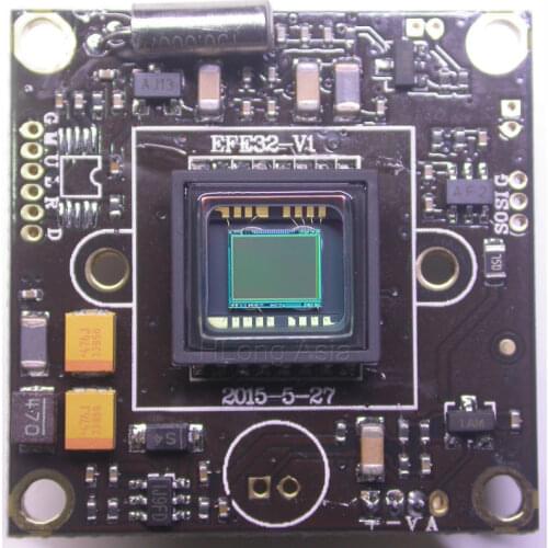 1/3" Sony Super HAD CCD image sensor ICX810 ICX811 + CXD4140 Effio-E chipset camera 32x32mm PCB board module (optional parts)
