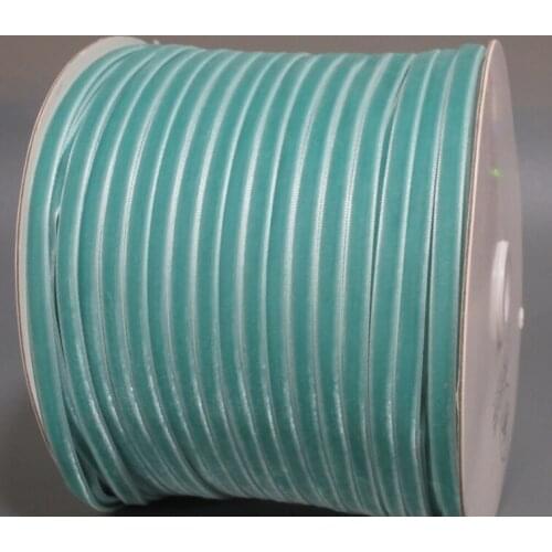 1/4" 6mm 3/8" 9mm light blue None-Elastic nylon single faced velvet ribbon velour ribbons Accessories V48