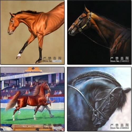 5d Diy Diamond Painting Cross Stitch Horse & Wolf Diamond Embroidery 3d Diamond Mosaic Animal Picture Kids Gift Full Drill Icon