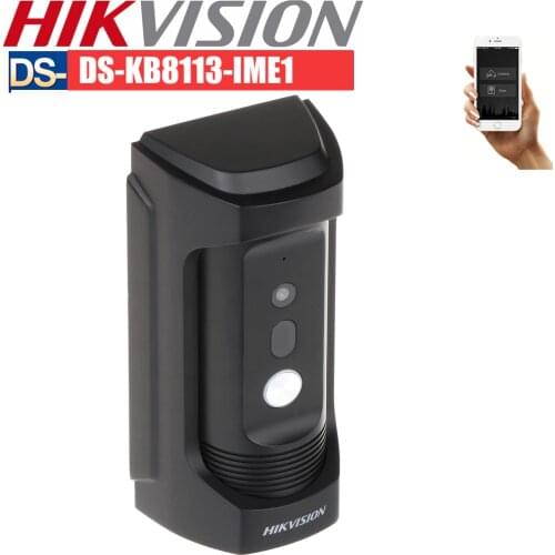 Vandal-Resistant Doorbell Access Control Functions DS-KB8113-IME1 door bell POE with 2MP HD camera HIK-CONNECT