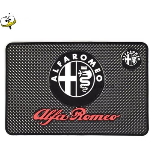 Auto Car Interior Multi-function Mobile Phone Anti-slip Mat Pad for Alfa Romeo 147 155 156 159 Giulietta Giulia Mito GT Brera