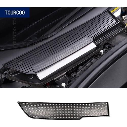 Car Air Intake Protection Cover Air Inlet Net Modified Garnish Cover for Tesla Model 3