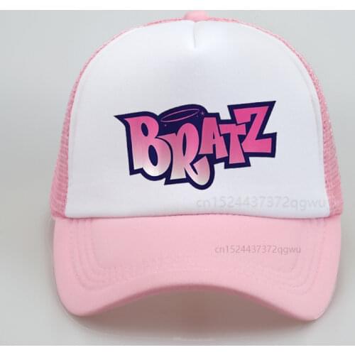 Bratz Letter print Baseball cap Summer unisex Mesh Breathable sunhat men Womens Casual student Fashion snapback hats