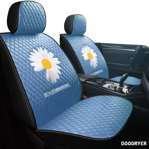 DOODRYER leather car seat covers for Mercedes-Benz W203 W210 W211 AMG W204 C E S CLS CLK CLA SLK A20 class Car seats styling