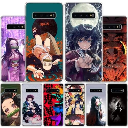 Demon Slayer Kimetsu No Yaiba Phone Case For Samsung Galaxy A51 A71 A50S A30S A10 A20E A40 A70 M30S A91 A01 A6 A7 A8 A9 Plus + C