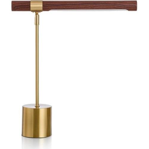 Designer Soft Outfit Model House Hotel Desk Lamp Light Luxurious Can Adjust Grain Study Bedside Decoration Lamps And Lanterns