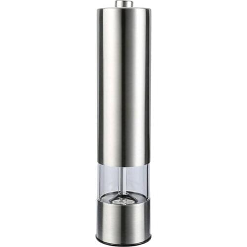 Electric ABS Pepper Mill Flat Head Kitchen Seasoning Tools Cooking Accessories Without Battery Electric Abrader