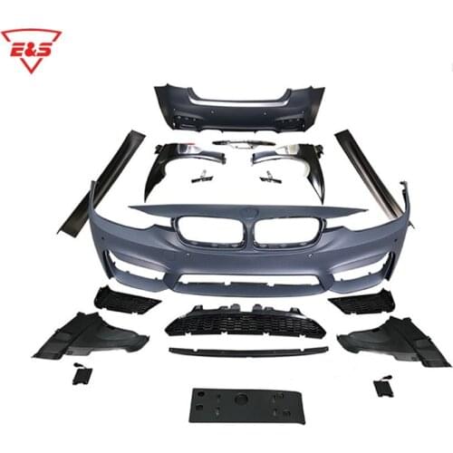 Suit For 3 Bmw Series F30 F35 Modified M3 Large Surround Front and Rear Bar Side Skirt Pp Injection Sports Kit