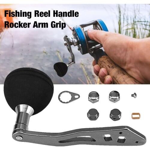 Lightweight Fishing Reel HandleMetal Knobs Handle Grip Fishing Spinning Reel Rocker Arm Grip