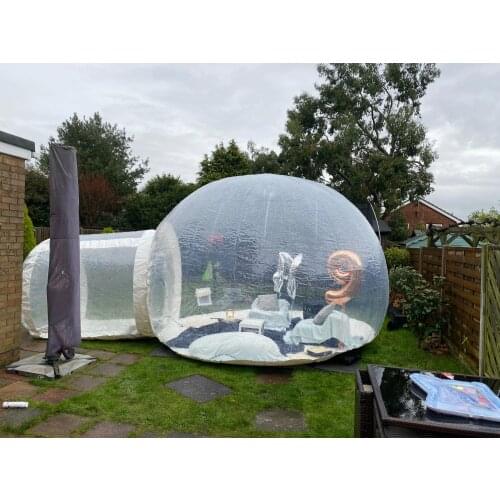 Beautiful Inflatable Garden Tent Transparent Bubble Tree 3M Dia Bubble Dome House For Camping Igloo Tent Bubble Hotel Showcase