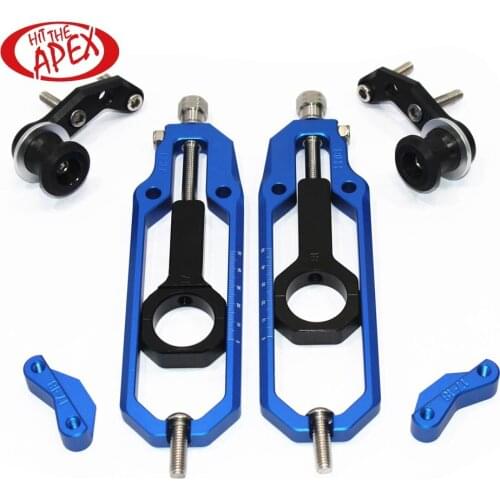 Motorcycle CNC Chain Tensioner Adjuster with Swingarm Spools fit for SMW HP4 2012-2014,S1000R 2014-2017,S1000RR 2010-2017