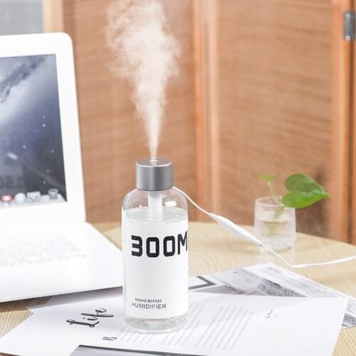 New Bottle Air Humidifier Household Air Purifier Atomizer Mini Electric Car Aroma Diffuser Rechargeable Desktop Ultrasonic Spray