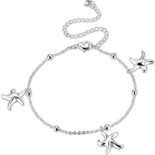 New Arrival Silver Plated Anklet for Women Unisex Jewelry Christmas Gift New Design Wedding Jewelry