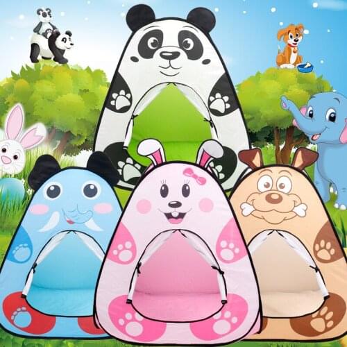 Cartoon Animal Childrens Toys Tent for Ocean Balls Kids Play Ball Pool Outdoor Game Tent for Kids Children Ball Pit Play House