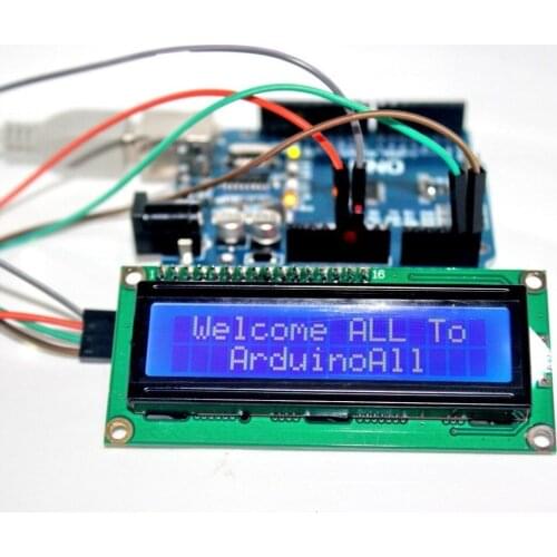 Character LCD Display Module for Arduino LCD1602 1602 module Blue Green screen 16x2 HD44780 Controller blue black light