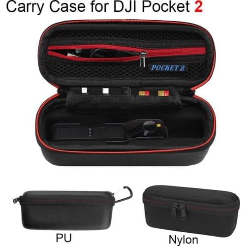 Portable Carrying Case for DJI Pocket 2 Handheld Gimbal Camera Mini Storage Bag Shockproof Waterproof Box Protection Accessories