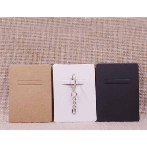 Blank Brooch Card Key Chain&Hair Clip Card 1lot=200 pcs Card Blank Jewelry Display Card Can Custom Logo Cost Extra