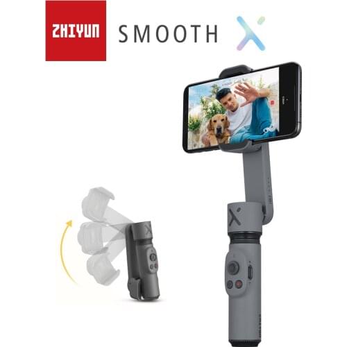 Zhiyun Smooth X Smartphone Gimbal Handheld Pocket Stabilizer Sefie Stick for iPhone11Pro/Max for Android Samsung S10 VS Smooth 4
