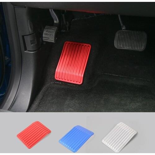 SHINEKA Aluminum Alloy Car Left Rest Foot Step Foot Anti Slip Pedal For Ford F150 2015