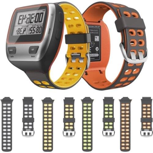 Silicone Watchband For Garmin Forerunner 310XT 310 XT Watch Strap Colorful Sport Band Replacement Bracelet Wristband
